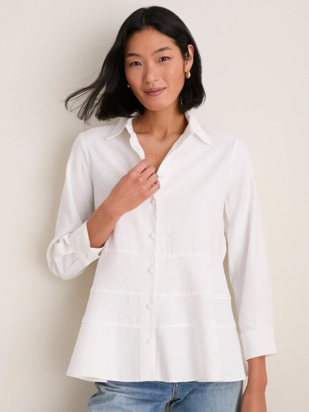 Pomander Place White Ashlen Blouse
